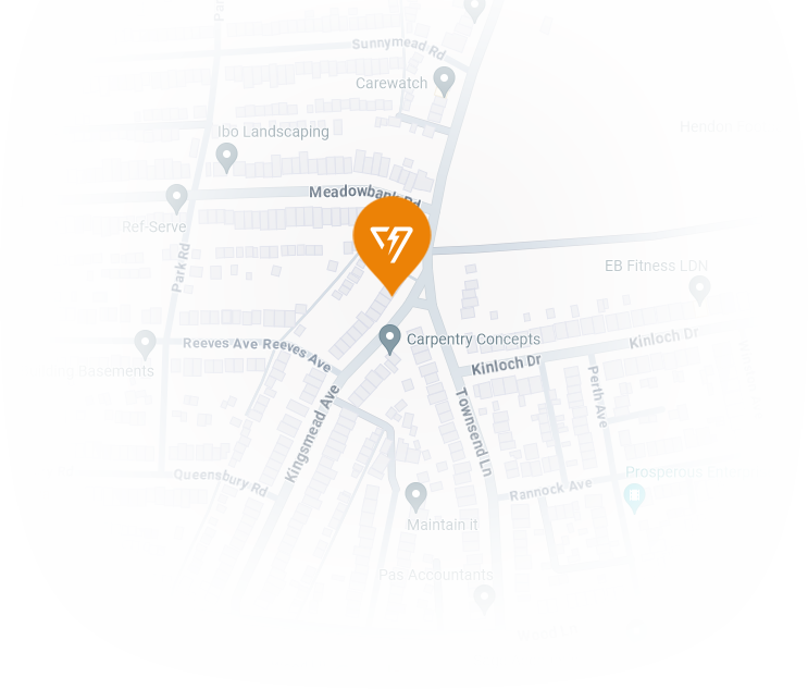 VPJ Ltd service area map — London
